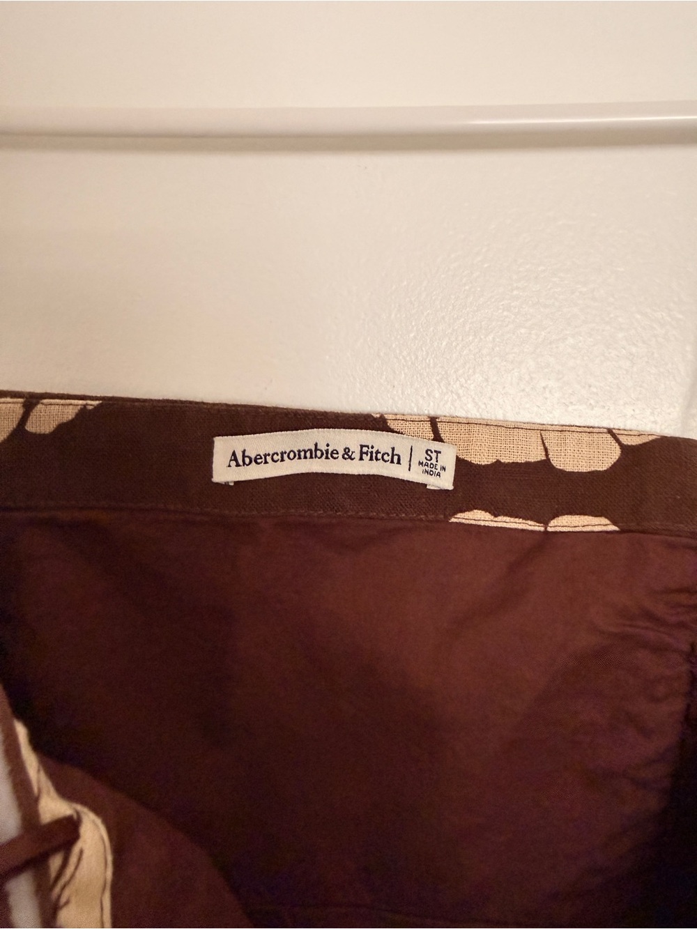 The A&F Scarlett Strapless Linen-Blend Skort - Picture 4 of 4
